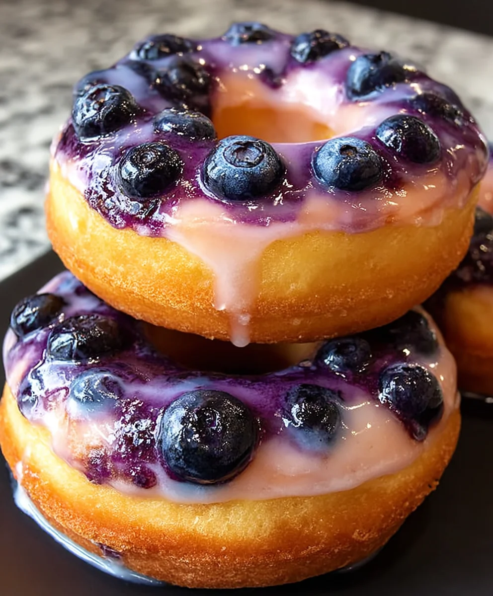 Keto Blueberry Donuts- Easy Low Carb Treat