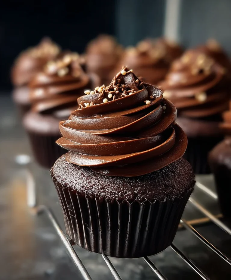 Decadent Chocolate Fudge Cupcakes-Pure Indulgence
