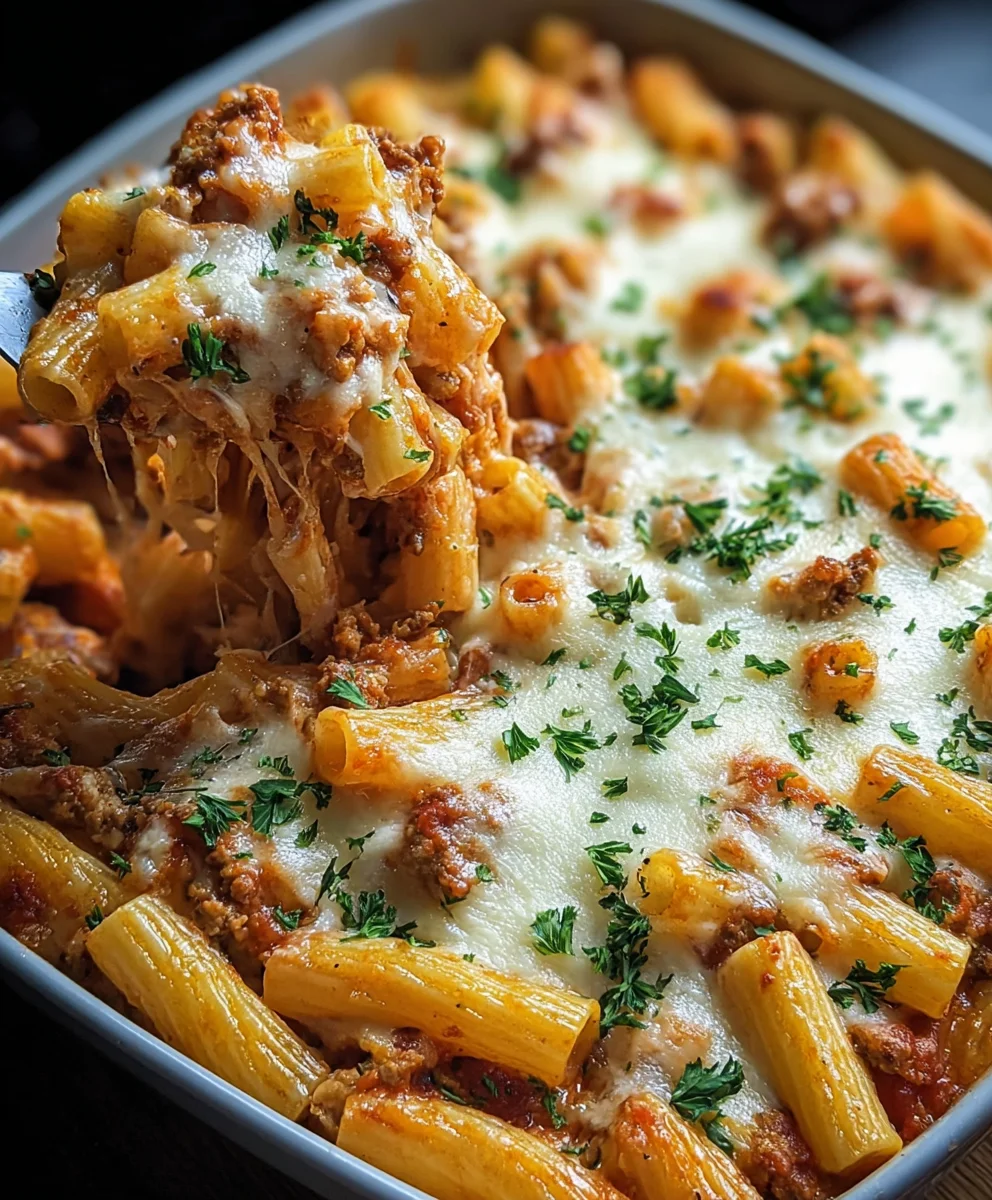 Ultimate Creamy Cheesy Baked Ziti Recipe