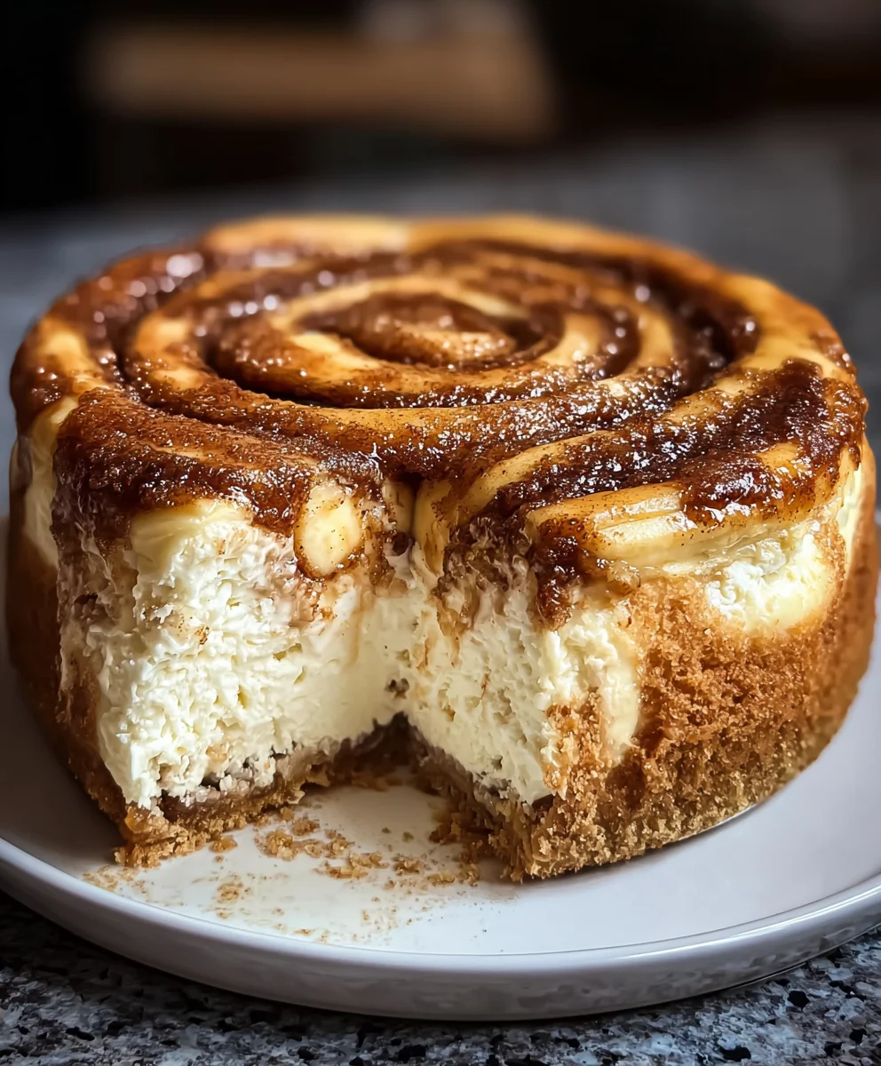 Cinnamon Roll Honeybun Cheesecake Recipe