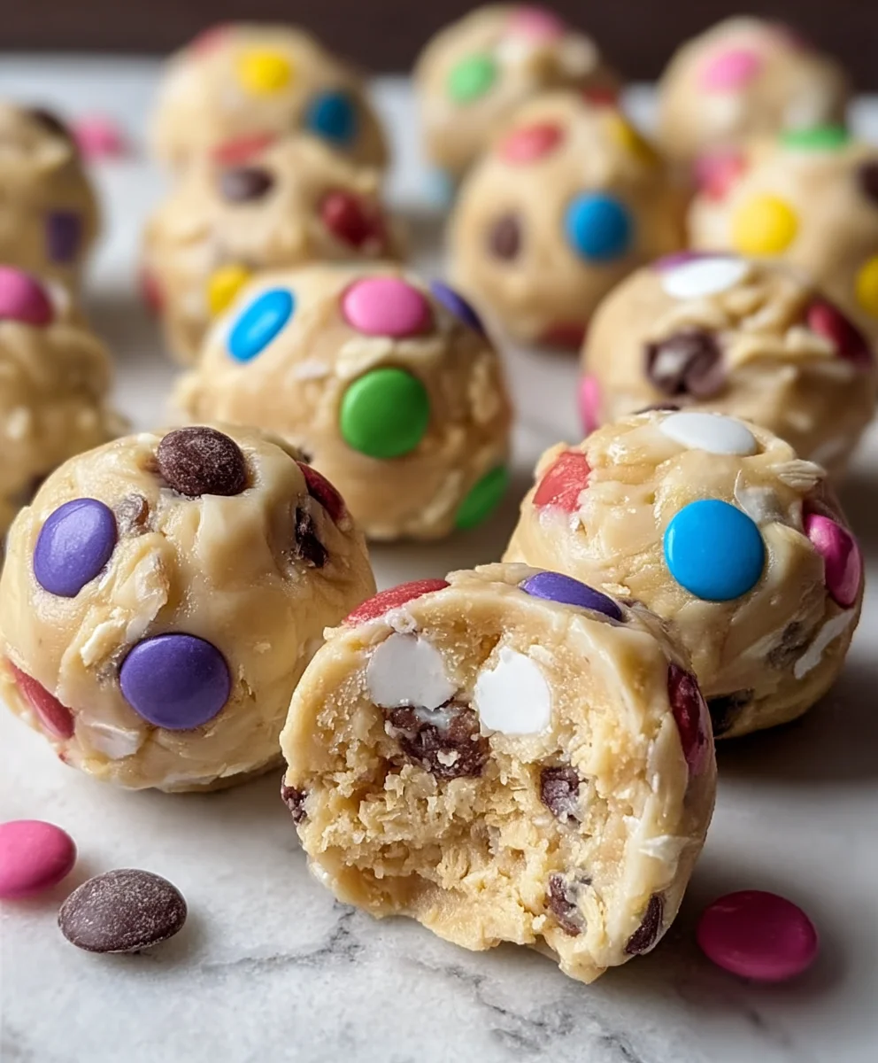 Easter Egg Cookie Dough Bites - Delicious Treat