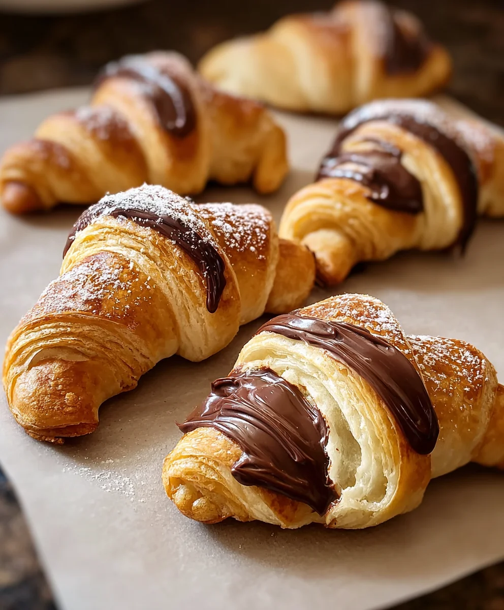Easy Nutella Crescent Rolls - Quick Dessert Recipe