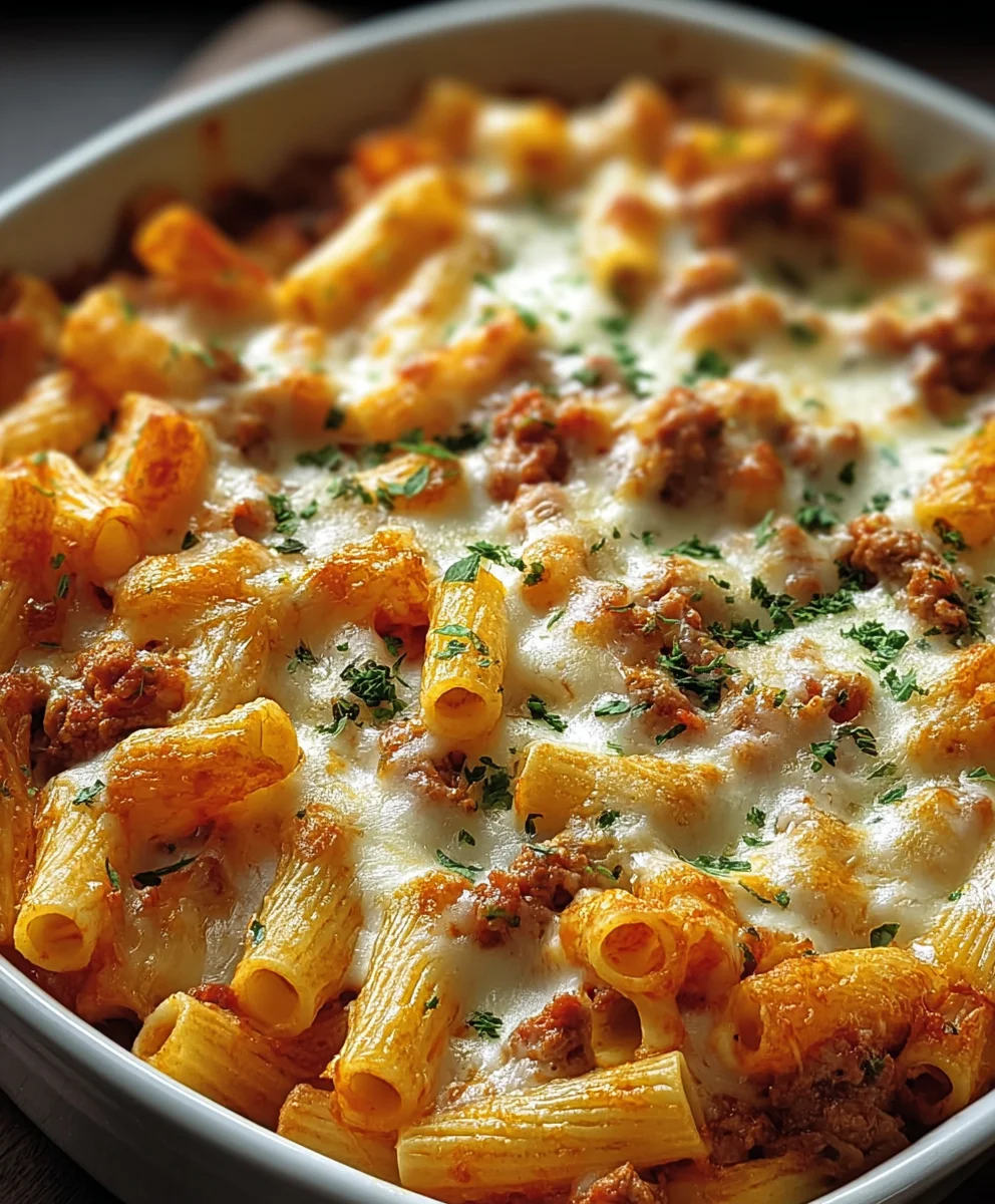 Ultimate Creamy Cheesy Baked Ziti Recipe