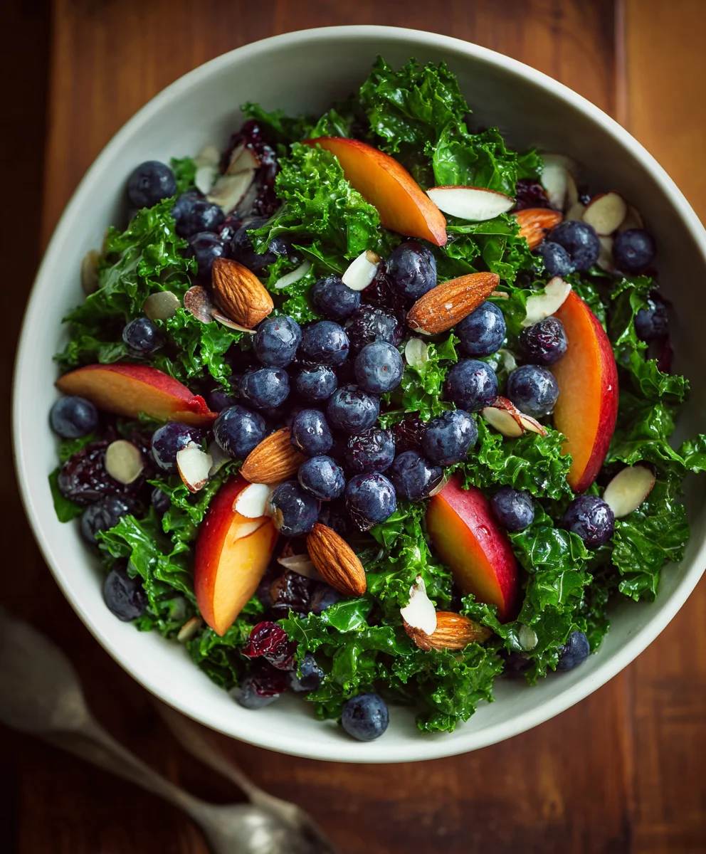 Summer Peach Blueberry Non-Non-Non-Alcoholic Alternativeic Non-Alcoholic Ale Salad
