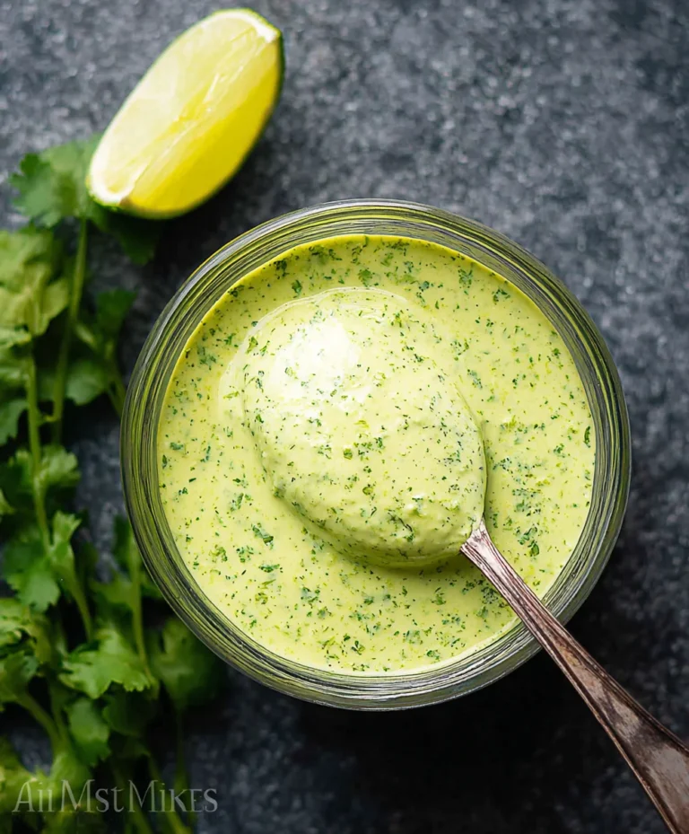 Zesty Cilantro Lime Sauce – Easy & Fresh Flavor