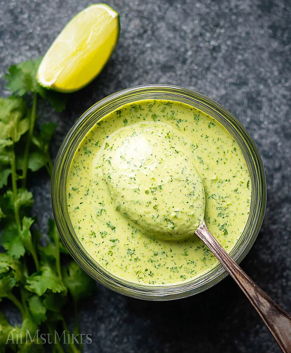 Zesty Cilantro Lime Sauce - Easy & Fresh Flavor
