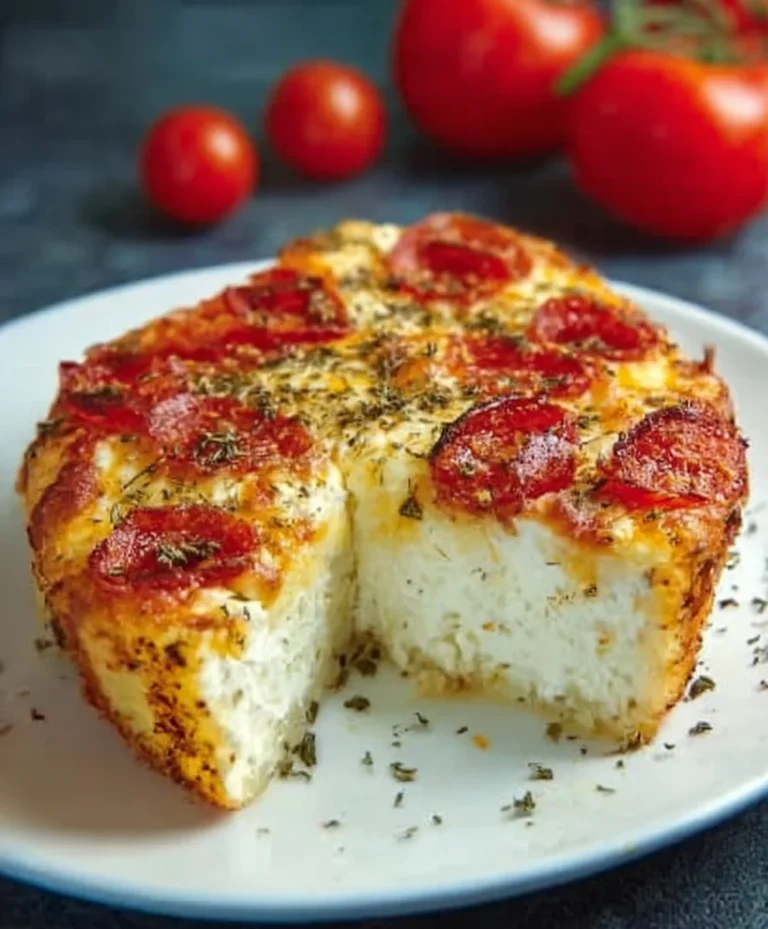 Pizza Cottage Cheese Bake – Easy & Delicious