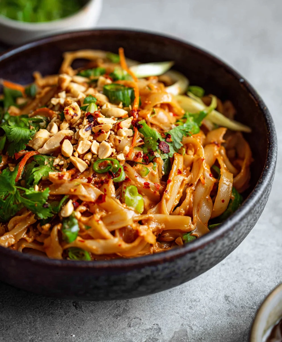 Spicy Peanut Butter Noodles- Quick & Easy Recipe