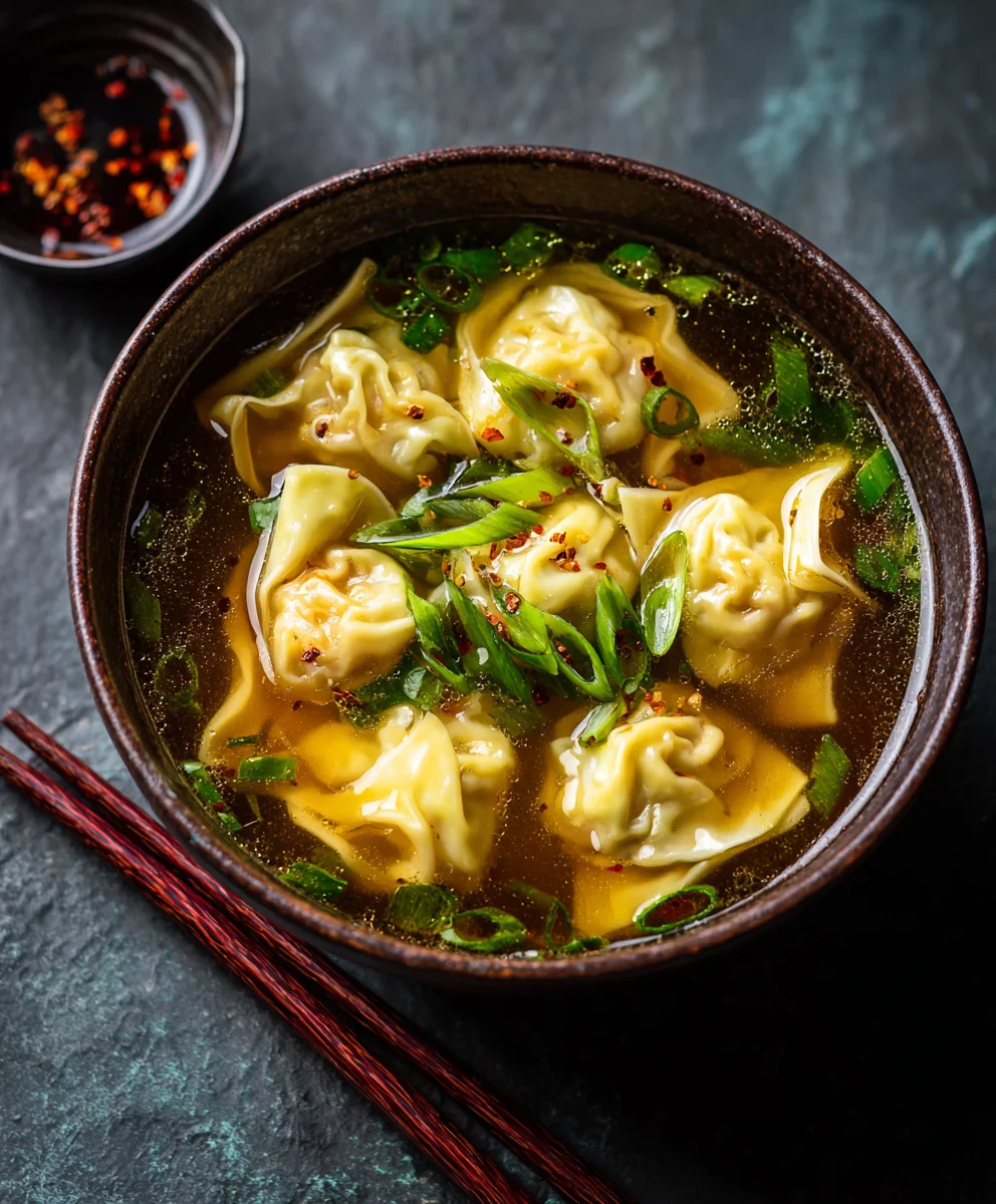 Easy Beef Wonton Soup Recipe - Quick & Delicious