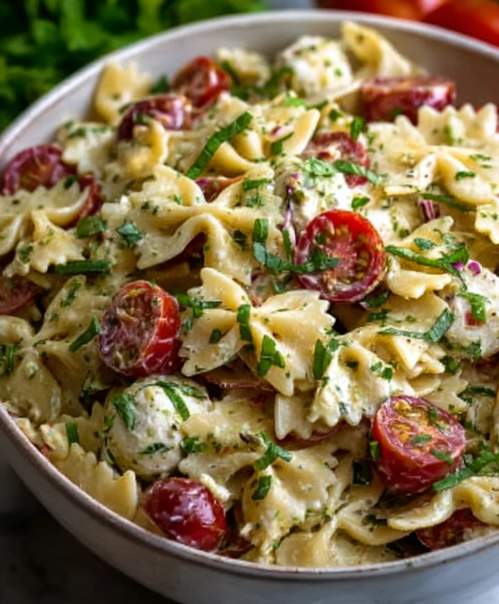 Easy Bow Tie Pasta Salad Recipe - Quick & Fresh Side