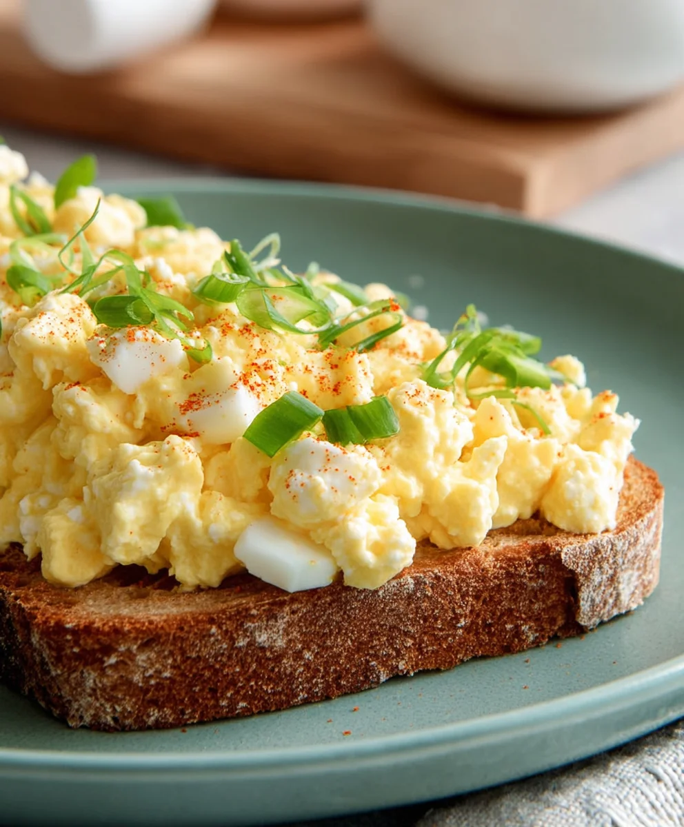 Mayo-Free Egg Salad with Cottage Cheese - Healthy Twist