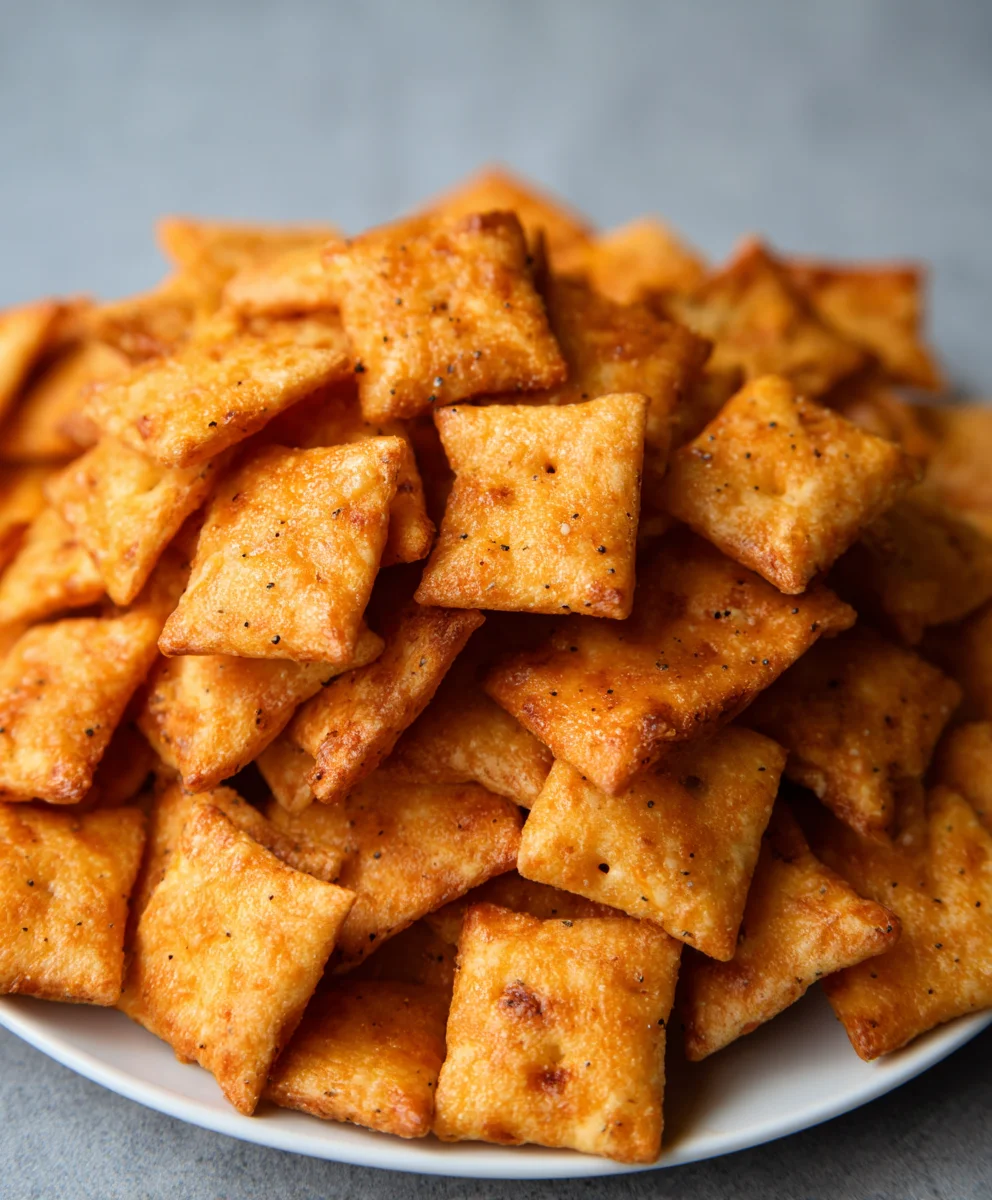 Easy Sourdough Cheez-Its - Crispy Homemade Snack
