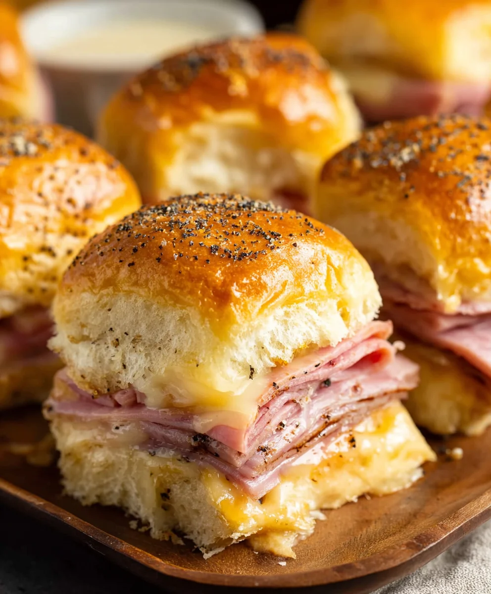 Beef Beef Ham Cheese Sliders - Ultimate Appetizer