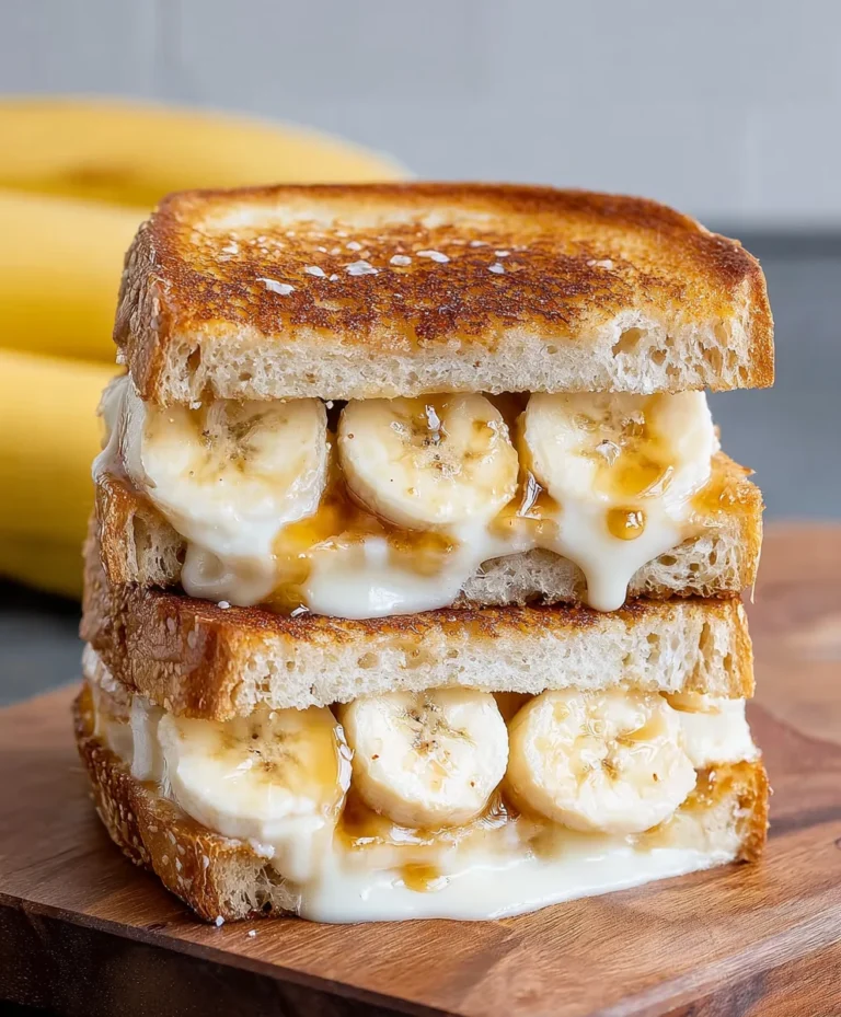 Honey Banana Grilled Cheese- Sweet & Savory Delight
