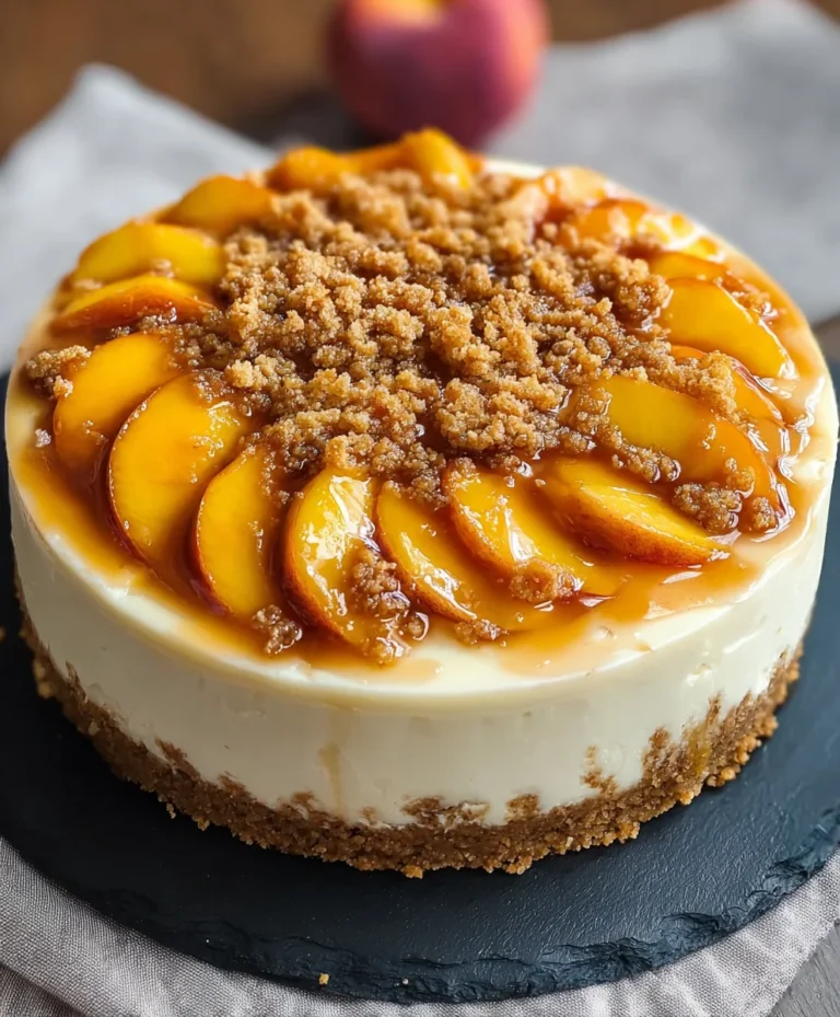 Peach Cobbler Cheesecake Recipe – Divine Dessert