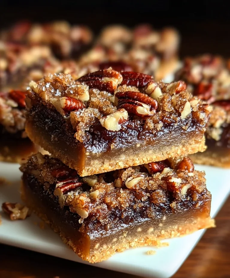 German Chocolate Pecan Pie Bars – Easy Dessert