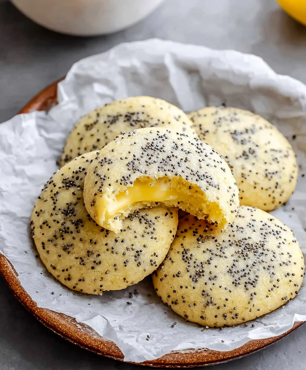 Lemon Poppy Seed Cookies - Crum extractble Extract Recipe