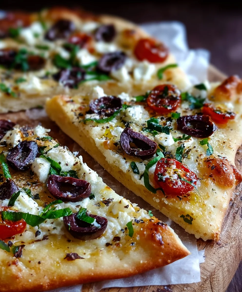 Easy Mediterranean Flatbread Recipe-Quick & Delicious
