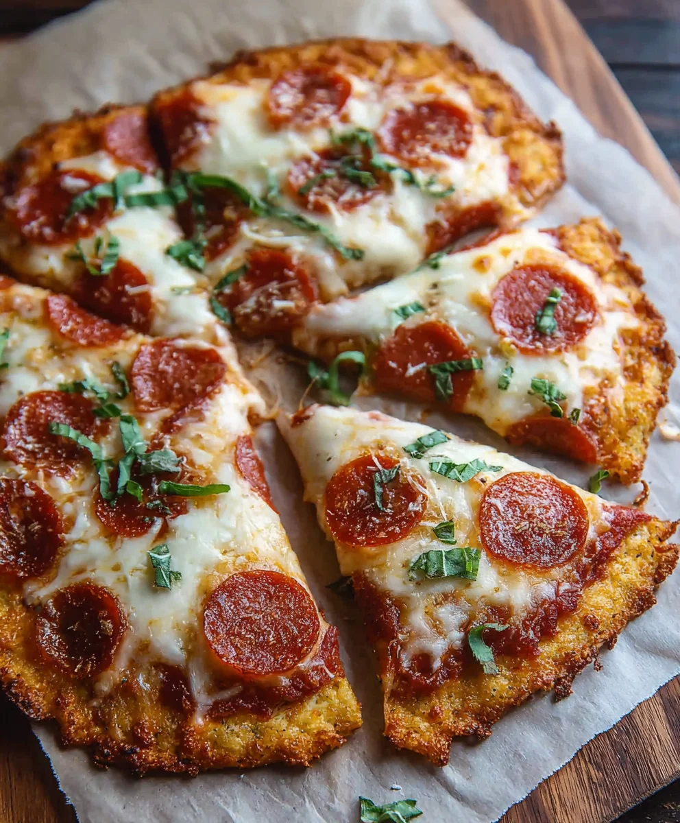 Keto Pizza Chicken Crust - Easy Low Carb Recipe