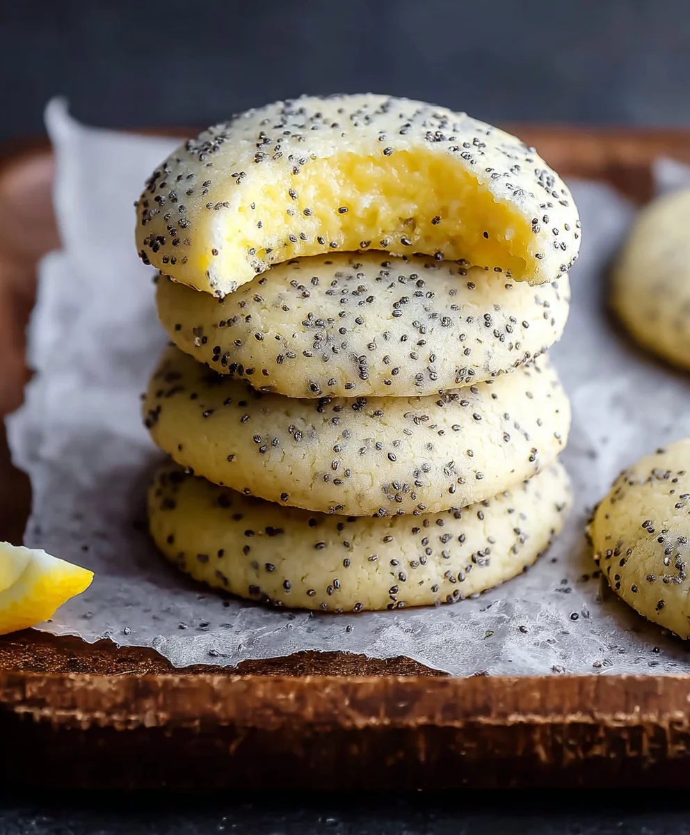 Lemon Poppy Seed Cookies - Crum extractble Extract Recipe