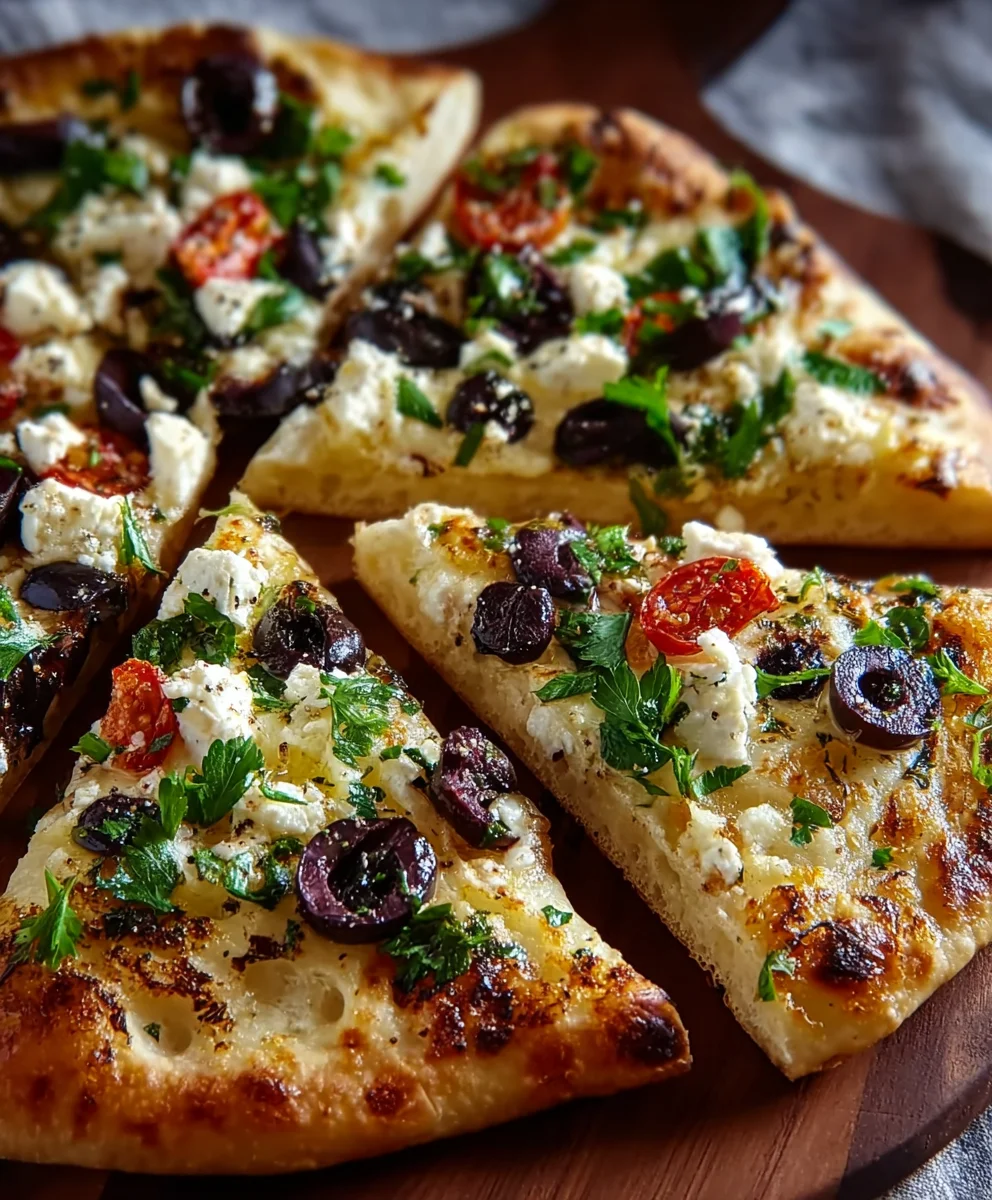 Easy Mediterranean Flatbread Recipe-Quick & Delicious