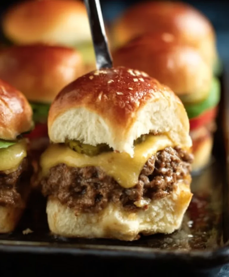 Easy Cheeseburger Sliders- Quick & Delicious Recipe