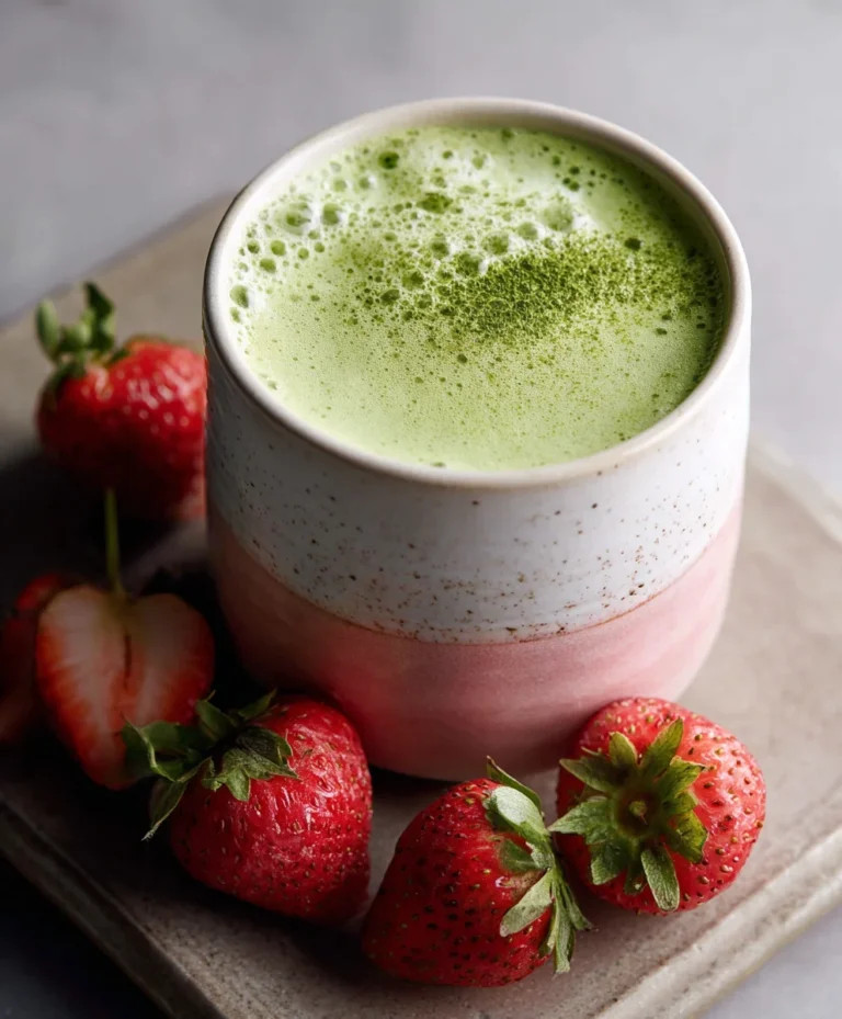 Strawberry Matcha Latte – Delicious & Refreshing Drink