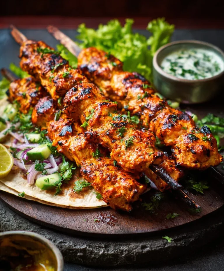 Spicy Chicken Tikka Kebabs-Easy Delicious Recipe