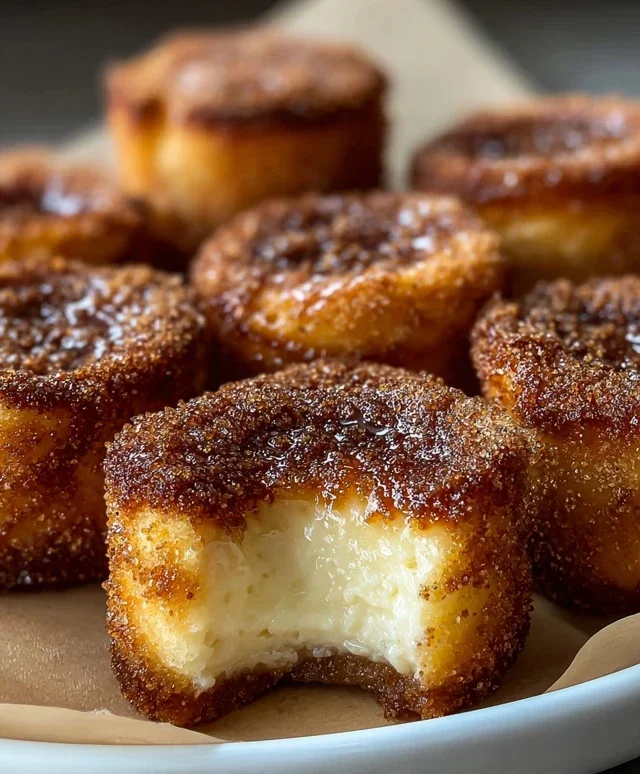 Churro Cheesecake Bites