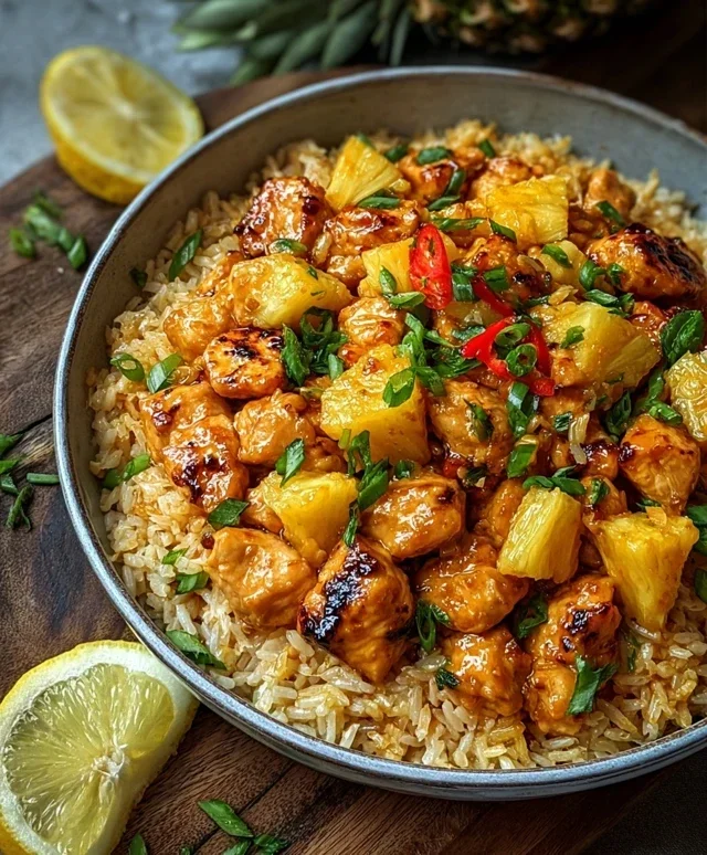 Pineapple Chicken and Rice