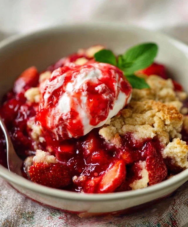 Strawberry Cobbler