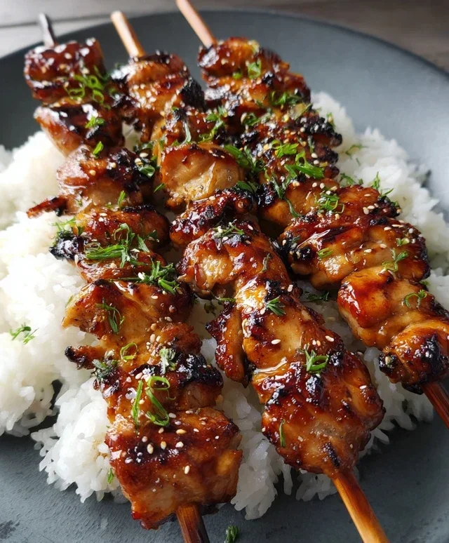Teriyaki Chicken Skewers