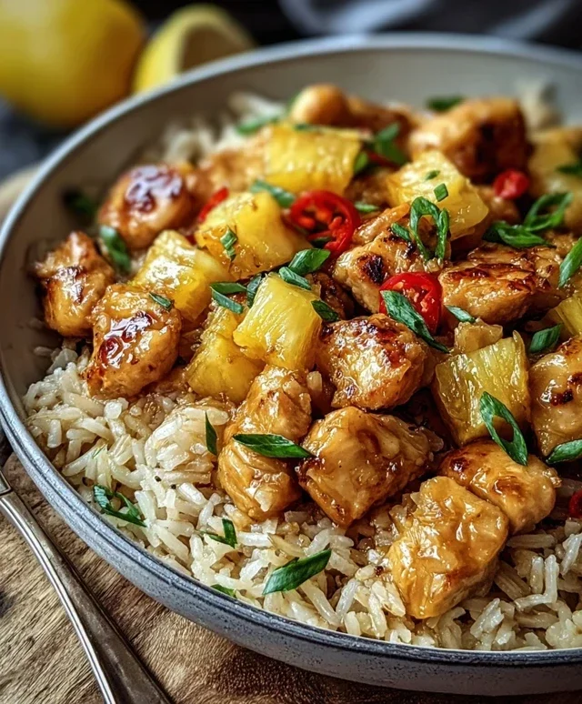 Pineapple Chicken and Rice
