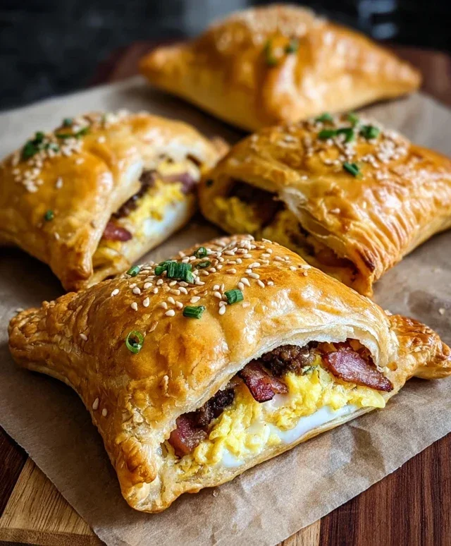 Breakfast Pockets Beef Beef Bacon Egg