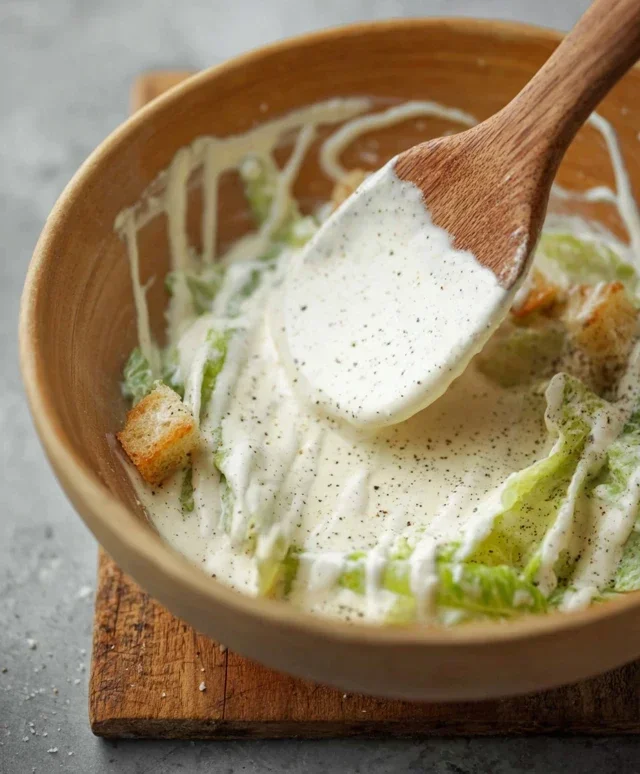 Caesar Salad Dressing (Classic, Creamy & 5 Minutes) 🥗