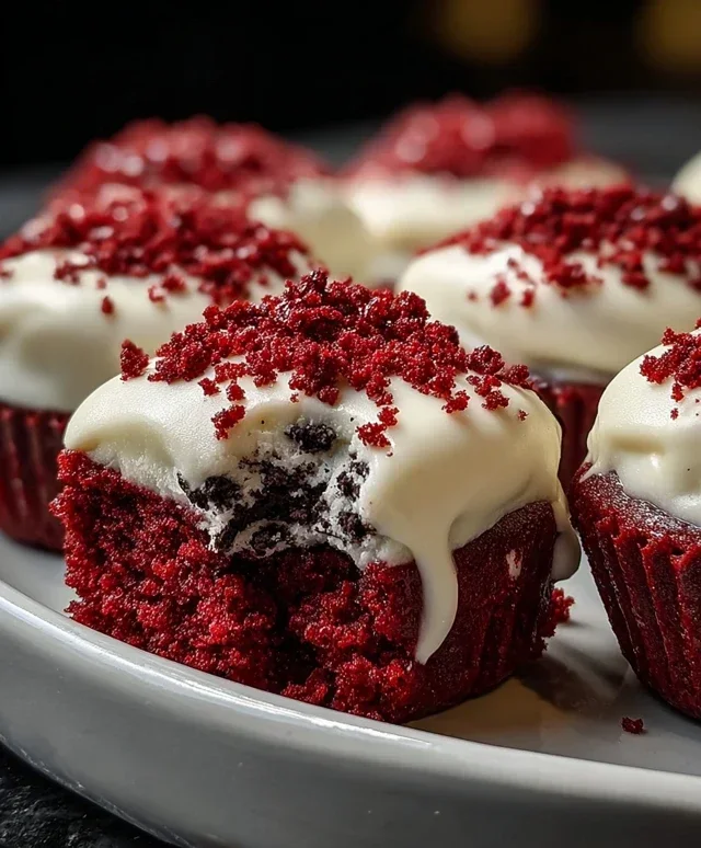 Cookies & Cream Red Velvet Bites