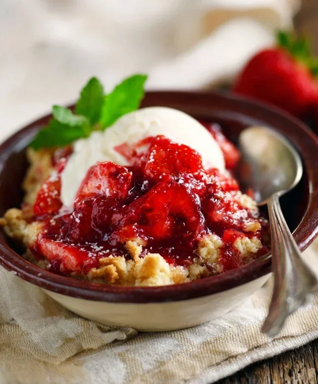 Strawberry Cobbler
