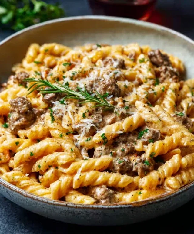 Creamy Beef Pasta