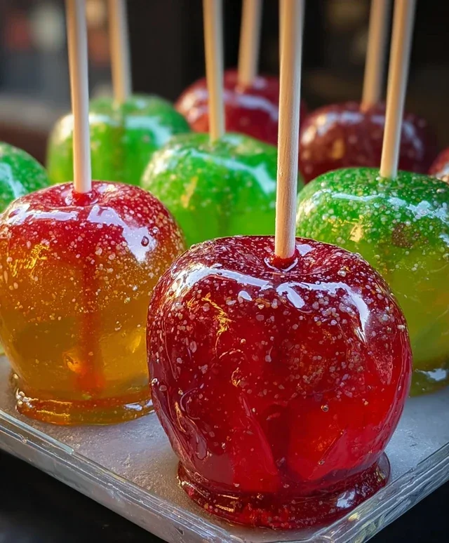 Jolly Rancher Candy Apples