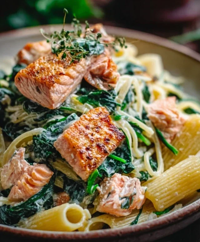 Salmon Spinach Pasta Dish: A Delicious and Nutritious Recipe to Try Today