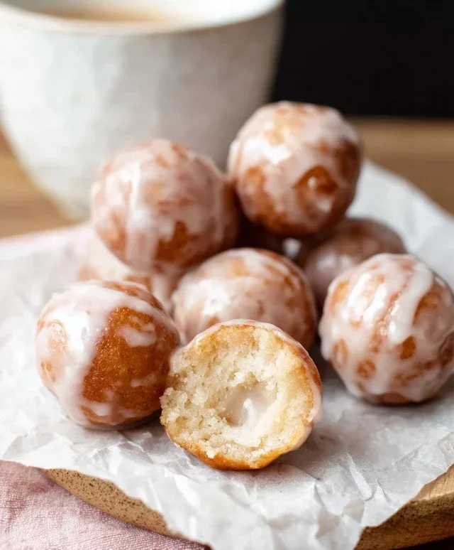 Easy Keto Glazed Donut Balls