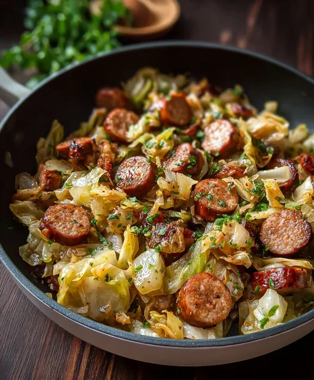 Easy Sausage and Cabbage Stir Fry