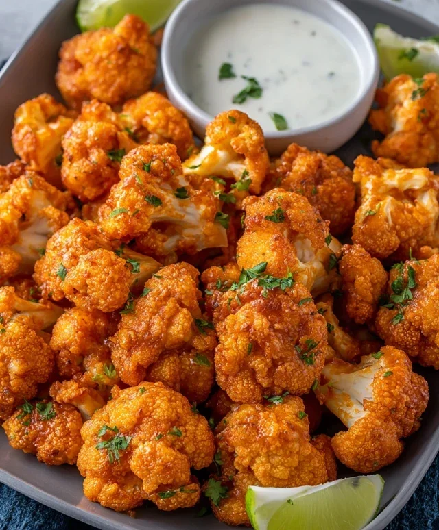 Air Fryer Buffalo Cauliflower Recipe
