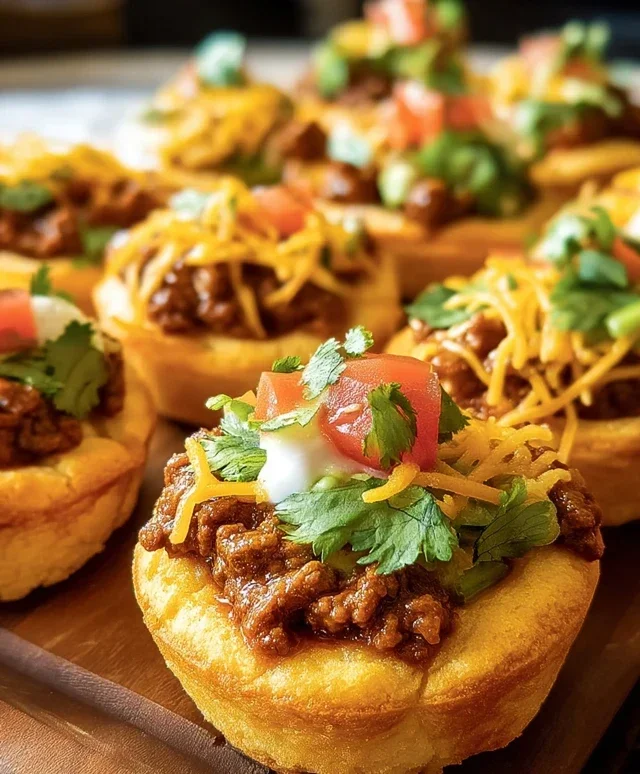 Taco Biscuit Cups