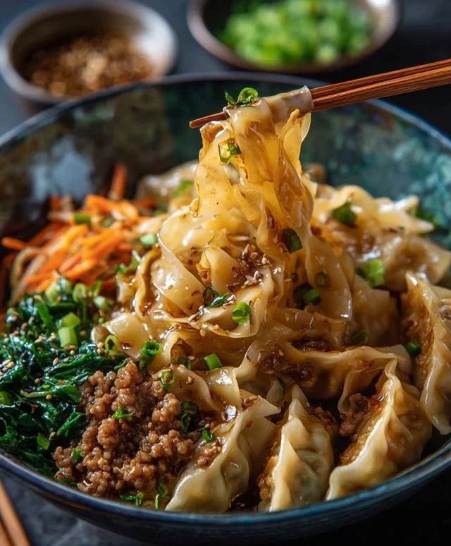 Potsticker Noodle Bowl