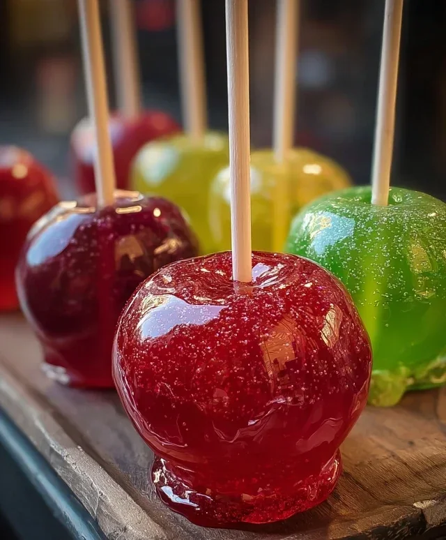 Jolly Rancher Candy Apples