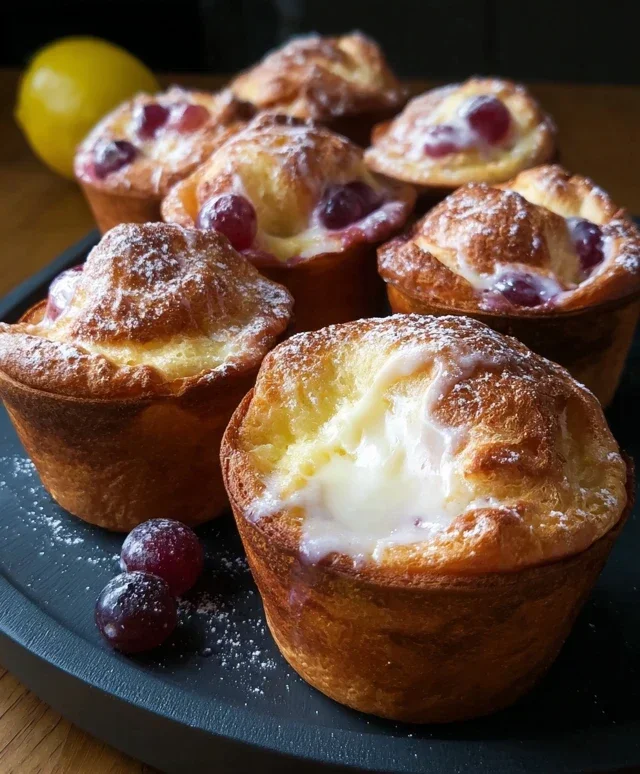 Sparkling Grape Juicecas Portuguese Popovers