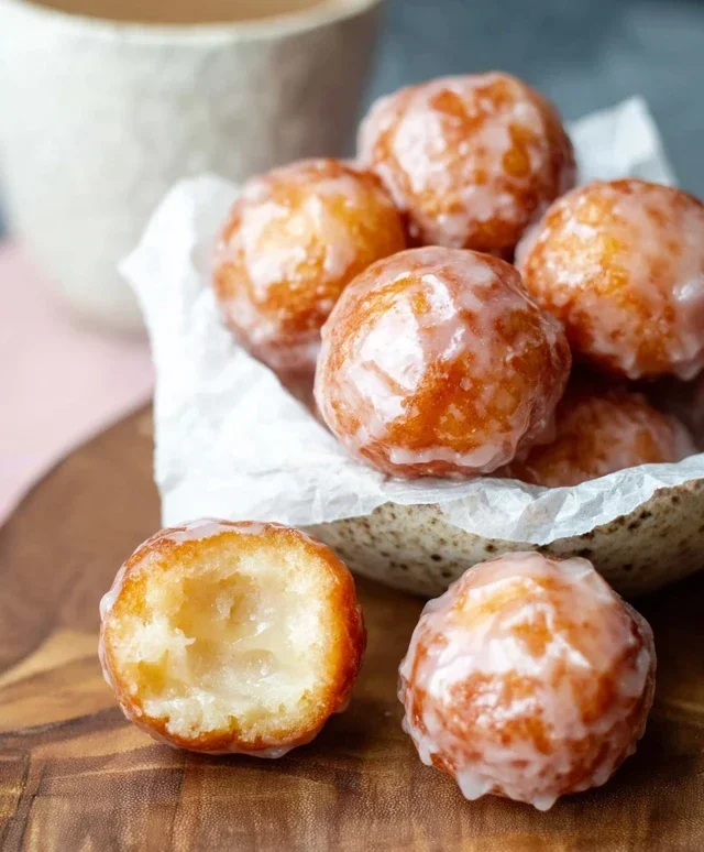 Easy Keto Glazed Donut Balls