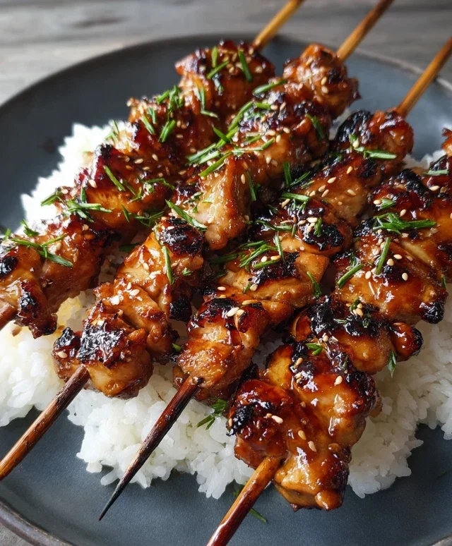 Teriyaki Chicken Skewers