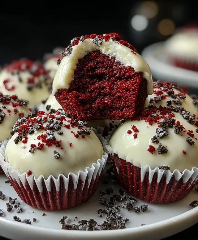 Cookies & Cream Red Velvet Bites